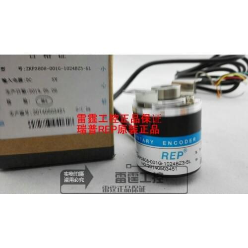 New Original rep incremental encoder ZKP3808-001G-1024BZ3-5L DC5V