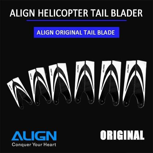 Original Align T-REX 69mm 78mm90mm 95mm 105mm 106mm Carbon Fiber Plastic Tail Rotor Tail Blade Propeller for RC Helicopter
