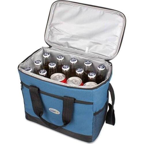 Portable 16L Lunch Cooler Bag Insulated Thermal Ice Pack for Men Women Picnic Outdoor Office Box Totes Shoulder Backpack Large