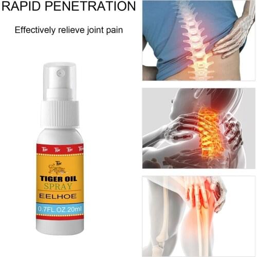 Tiger Oil Pain Relief Spray Joint Spine Lumbar Pain Relief Muscles Active Sprain Rheumatism Arthritis Spray Body Health Care