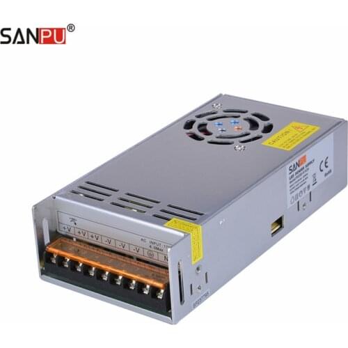 SANPU SMPS 350w 24 v led power supply 14a Constant Voltage Switching Driver 220v 110v ac to dc Lighting Transformer for LEDs