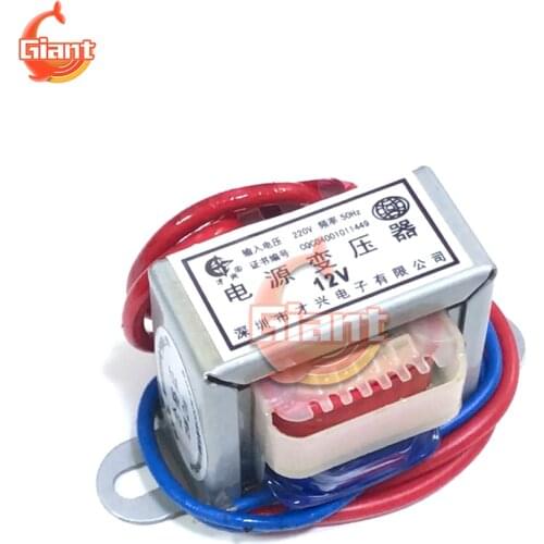 New AC220 To AC24/15/12/9/6V Power Transformer 2W Single Voltage 2-Wire Output AC-AC Step-Down Power