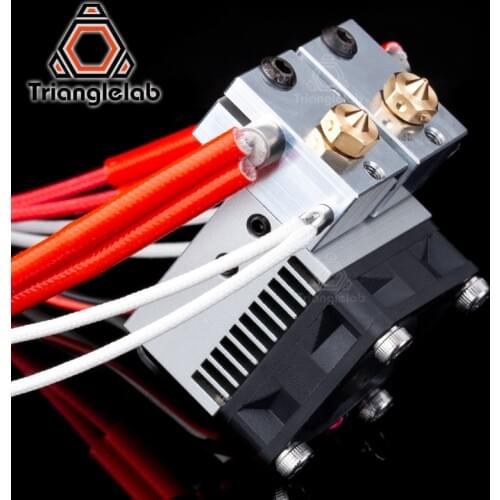 Trianglelab Multi Extrusion Dual Extrusion cooling Chimera+ 2 IN 2 OUT for 3D printer For E3D hotend Upgrade the accessories
