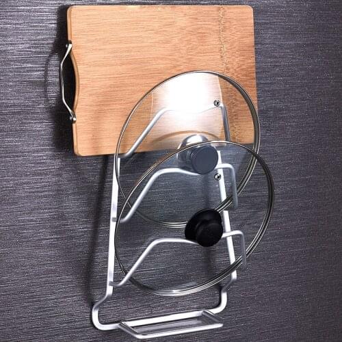 Thickening Space Aluminum Pot cover Rack Multi function Kitchen Rack Cutting kitchen organizer Rack Storage Kitchen Shelf