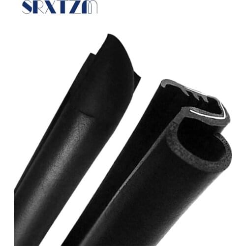 2Pcs/Lot Car Door Sealing Strip For B Pillar Noise Windproof Rubber Sound Insulation Rubber Seal Strip Car Styling