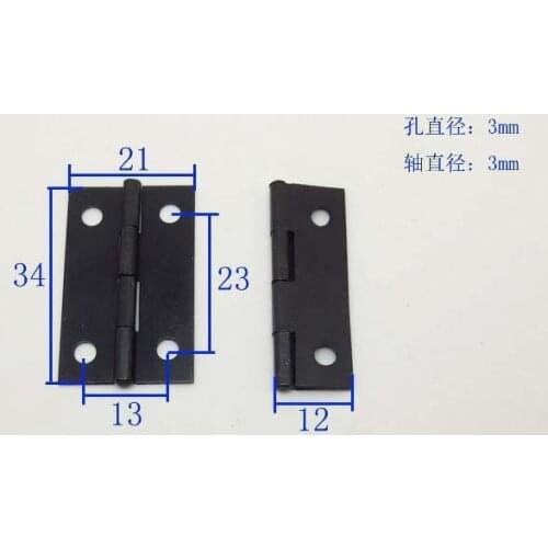 1.5 inch black black hinge hinge crafts accessories box parts gift box hinge 34 *21*0. 5