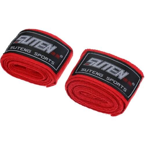 1 Pair Kickboxing Boxing Bandage Tape Wrist Hand Protector Fist Punching Gloves
