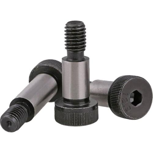 2pcs M5 inner hexagon plug screw carbon steel Hexagon socket step screws 10mm-80mm length