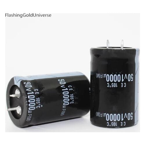 20pcs/lot 10000UF50V 10000UF 50V 50V 10000UF electrolytic capacitor 30*40 30*45 best quality