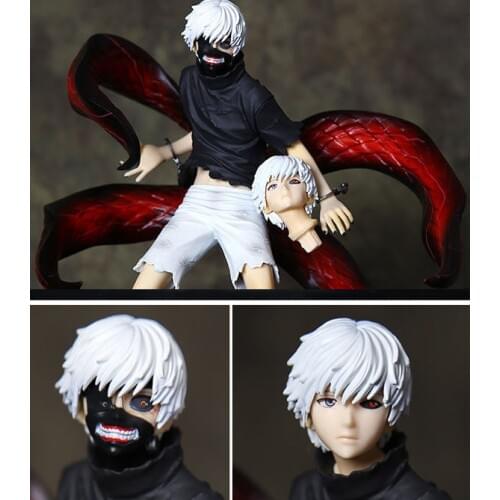 20cm Hot Japanese Anime Tokyo Ghoul Kaneki Ken Awakened Toy action Figure Figurine Doll Two Face