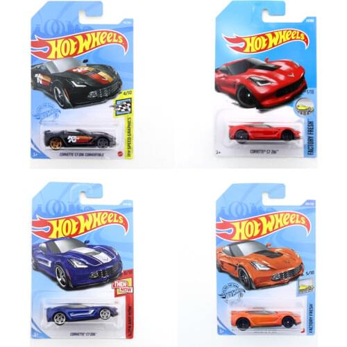 2021 Original Hot Wheels Mini Alloy Coupe CORVETTE C7 Z06 CONVERTIBLE 1/64 Metal Diecast Model Car Kids Toys Gift