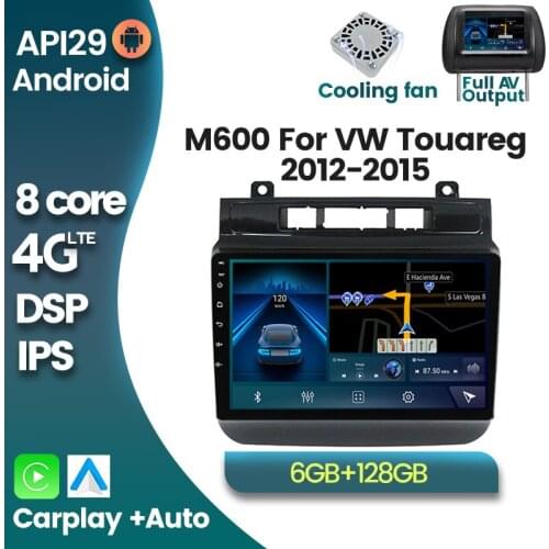 6G+128G 4G LTE Android 10 2din DSP Auto Multimedia DVD Player For VW Volkswagen Touareg 2012-2015 GPS Navi Auto Radio Carplay