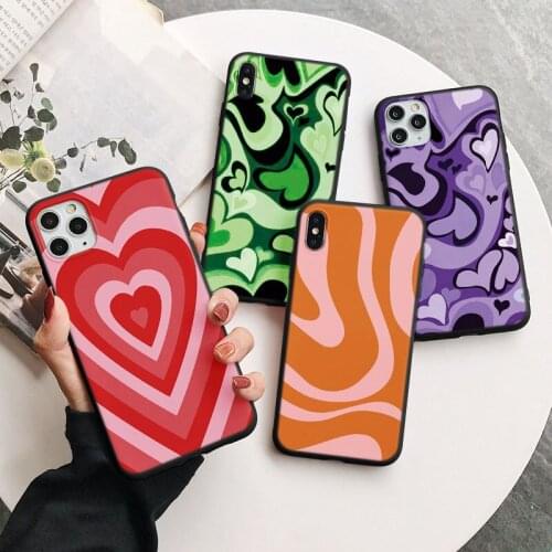 Love Heart Case For Huawei Honor X20 10i 20i 8X SE P30 P40 Lite E P20 Pro P Smart 2019 Z 2021 Mate 20 10 Lite Y7 Y6 2019 Fundas