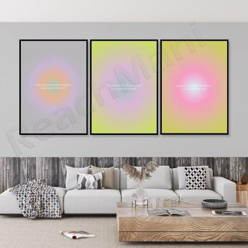 What is gradual brighter? Aura Wall Art Print *AURA ENERGY SERIES*, colorful gallery art print-let your soul choose your match