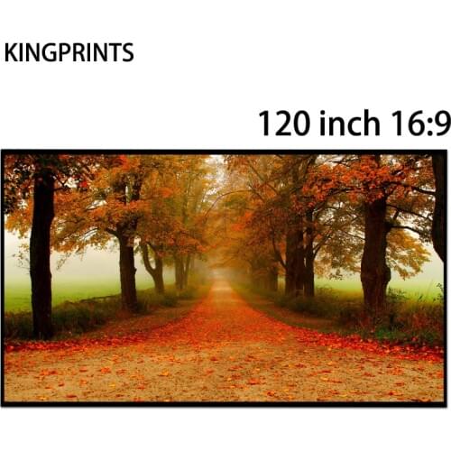 120-inch 16:9 Projector Screens Free Edge Black Crystal Absorbs Ambient Light ALR Screen For Xgimi 3D 4K Projector
