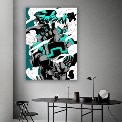 Classic Anime Art Wall Painting My Hero Academia Poster Picture Bedroom Living Room Home Decoration Canvas Painting Cuadros