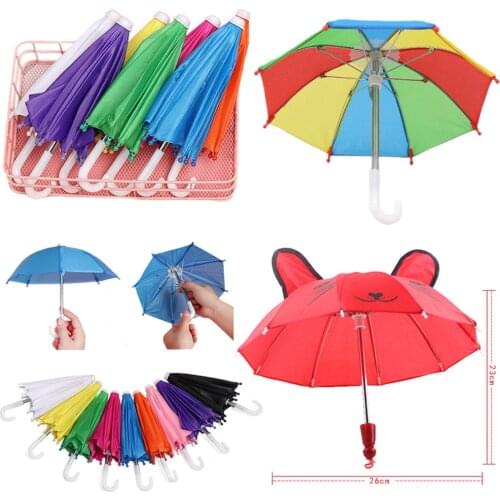Doll Umbrella BJD 1/3 1/4 Mini Umbrella Rain Gear For 18 Inch American Of Girl`s &43Cm Baby New Born Doll Zaps Generation Toy