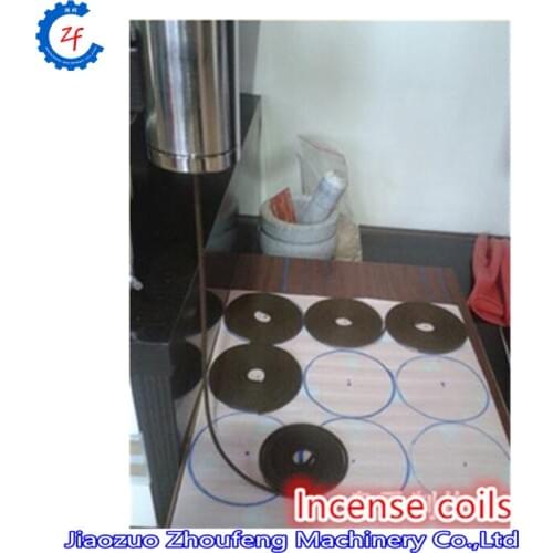 Small model hand incense coils making machine