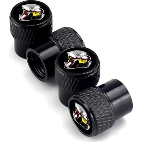 Metal Tire Valve Caps Dust Cover fit for Dodge Caravan Challenger SRT Caliber Charger Durango Ram Bumblebee Super Bee Chevrolet