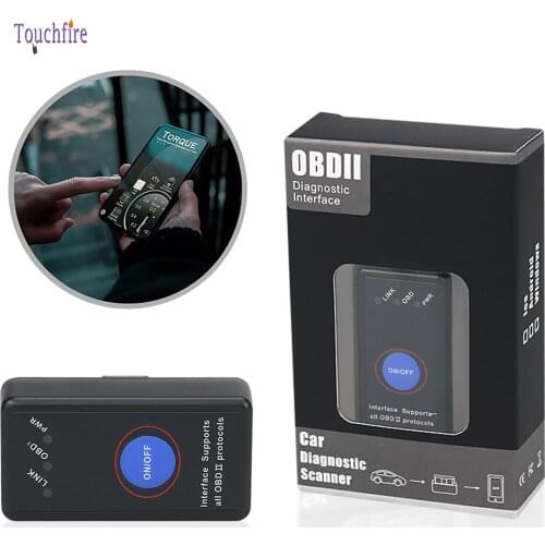 Mini For Car Adapter For IOS/Android with Power Switch ELM 327 25K80 bluetooth OBD2 Auto V1.5 OBDII BT 4.0 Diagnostic Scanner