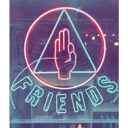 Neon Sign For Glamour Paraguaio Loves friends bar club Lamps resterant light Hotel store DISPLAY BUSINESS Impact Attract light