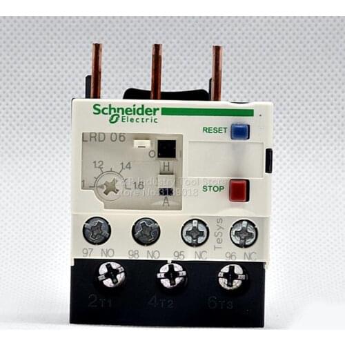 100% New Original Schneider LRD06C Contactor LR-D06C 1-1.6A Thermal Overload Relay For LC1D Contactor