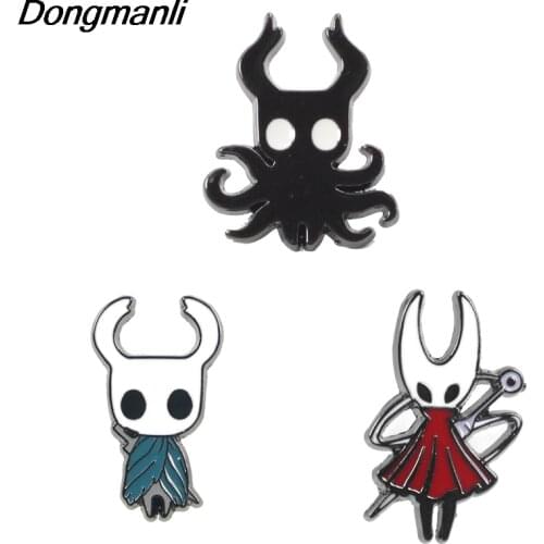 P3685 Dongmanli Knight Cute Metal Enamel Pins and Brooches for Lapel Pin Backpack Bags Badge Cool Gifts