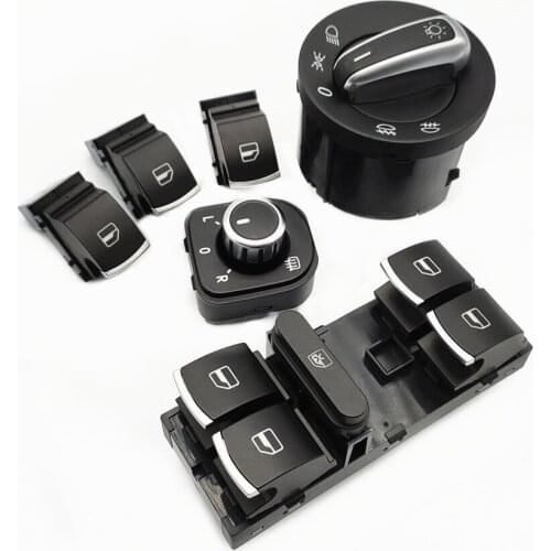 Window lifter Headlight Switch Side Mirror Fuel Tank Switch For Golf 5 6 Jetta 6 Tiguan Passat B6 CC Touran Scirocco 5ND941431A