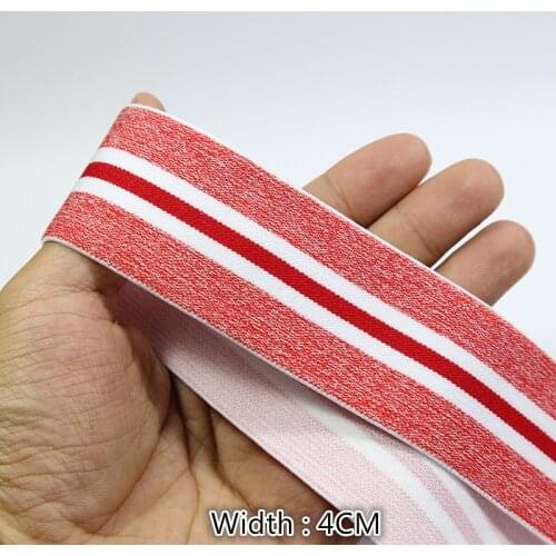 Stripe Elastic Bands 3meter/pack Elastic Ribbon Clothing Bags Trousers Elastic Rubber 4cm ,5CM Webbing DIY Sewing Accessories