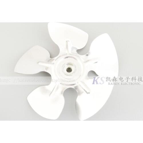 Diameter 150mm*35mm Five-leaf bushing High temperature resistant Aluminum alloy Oven motor Fan Axial fan blade