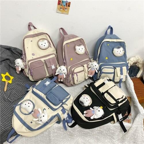 Girls Boys Book Bags Cute Rucksack Mochila Schoolbag Kids School Bags Fashion Women Backpacks School Bag Backpack for Teenagers