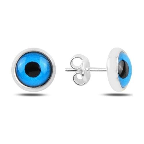 Silver 925 Sterling Society Eye Earring