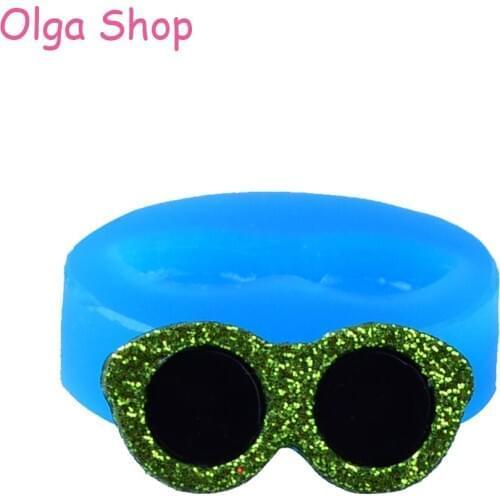 FYL168 Sunglasses Mold 25mm - Cake Decoration Bakeware Sugarcraft Cake Decorating Mould, Charms Mold Candy Mold Food Safe