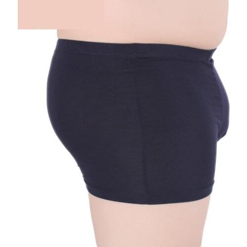 Two pieces new Wholesale Soft Comfortable Bamboo Fiber Plain Boxer Men Mens Underwear Five colour plus szie 7XL 8XL 9XL