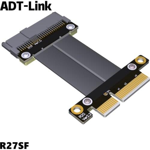 U.2 interface U2 to PCI-E 3.0 x4 SFF-8639 pcie extension data cable intel NVMe PCIe Extension Data Cable High Rate Transmission