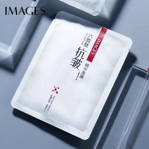 Six peptide Facial protection Mask beauty pack Serum Moisturizer SkinCare Anti Aging Wrinkle Essence Mask Lighten fine&dry lines