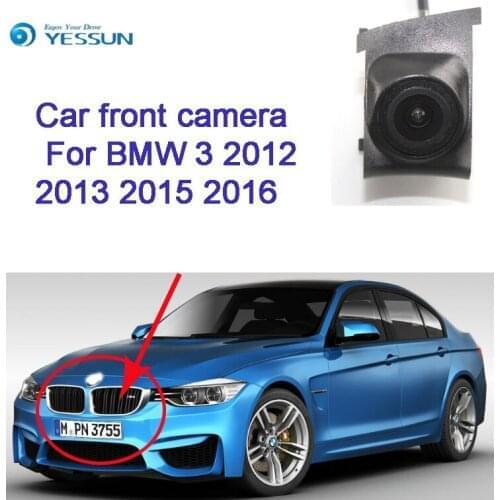 YESSUN Car Front View Camera for Audi Q2L 2018 for Audi Q7 2016 Forward Positive Camera Frim Installation Under the car Logo