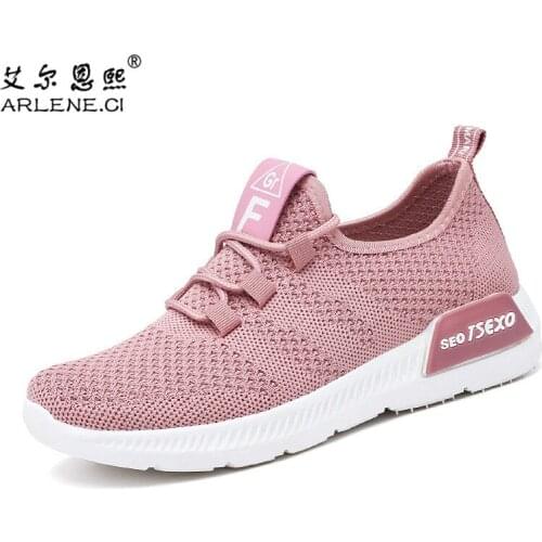 Running Shoes For Women Lace-up Sneakers Breathable Air Mesh Female Gym Sport High Quality Fitness Athletic Shoes Zapatos Mujer