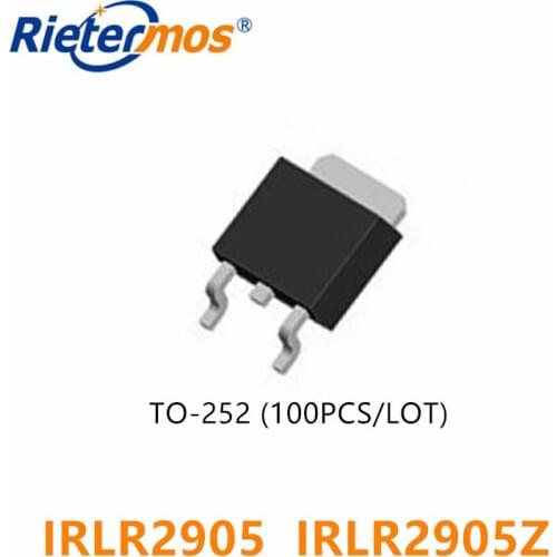 100PCS IRLR2905 IRLR2905Z IRLR2905TRPBF IRLR2905ZPBF IRLR2905 LR2905Z N-CHANNEL 55V SMD