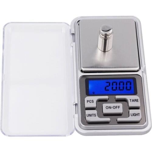100pcs/lot 500g / 0.01g Mini Precision Jewelry Scale LCD Display Scales Electronic High Precision Portable