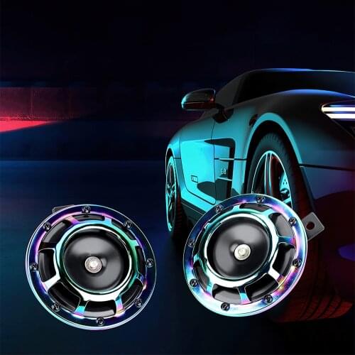 12V Hella Horn Toyota Super Loud Compact Electric Blast Tone Air Horn 115DB for Car Motorcycle Truck Van SUV Horns Speaker 2pcs
