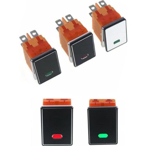 4 foot switch 2 stalls with light ship shaped switch waterproof metal rocker switch power supply 16A250V 2NO