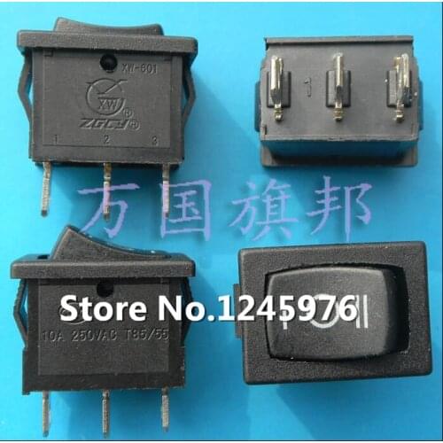 Free shipping 50pcs New 10A 250VAC 21*15mm 3P 3T rockey switch / ship switch