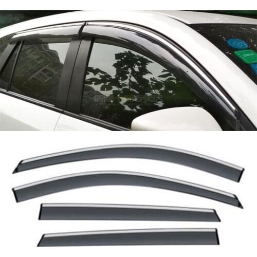 CEYUSOT FOR Auto Parts Window Visor Mazda CX - 9 4 Pcs/set Window Side Waterproof Decoration Shield Exterior CX9 Dedicated 2013