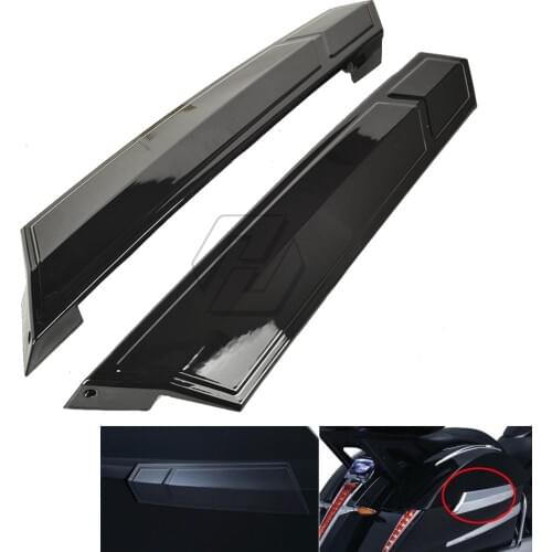 Black Motorcycle Saddlebag Hinges Case for Victory Cross Country 2010- 2017 Hard-Ball 2012 2013