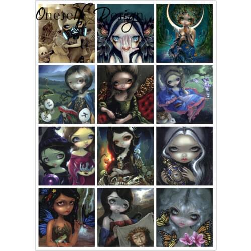 Wonderful Diamond Painting Cartoon Girl Diamond Mosaic Sale 5D Diamond Embroidery Magic Girl Rhinestone Pictures Diamond Mosaic