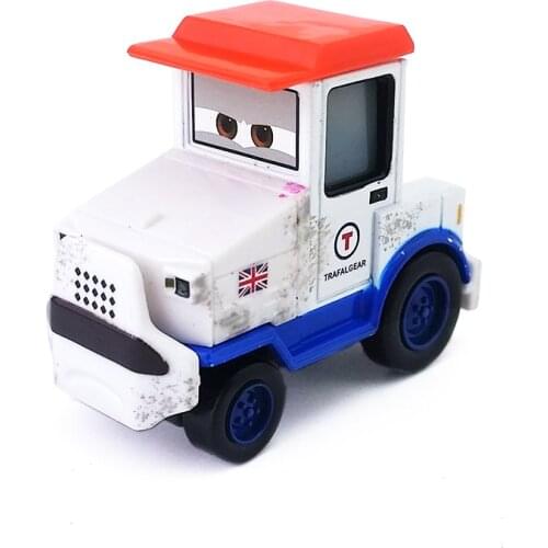 Disney Pixar Cars Diecast Rare UK airport trailer car Diecast Metal Alloy Mode Cars 1:55 Toy Collection Kids Best Gift