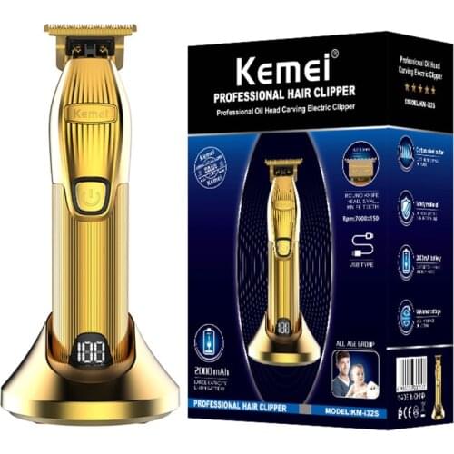 Electirc Hair Trimmer Mens rechargeable Professional Hair Clipper beard LED Display haircut razor finishing machine hair cutter