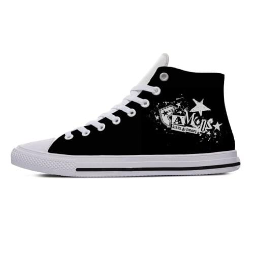 Famous Stars and Straps Skull Harajuku Lightweight High Top Canvas Shoes Men Women Casual Breathable Sneakers
