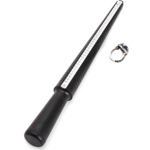 RING SIZE STICK MANDREL FINGER GAUGE RING SIZER SET MEASURING SIZES JEWELRY TOOL R2LE